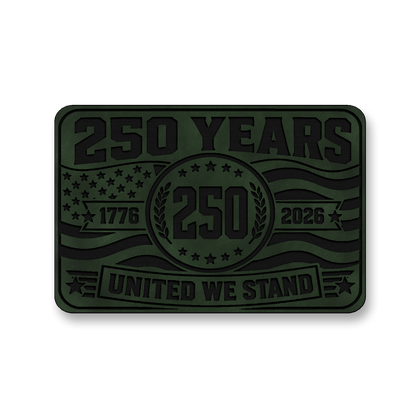 250 Years United We Stand – Leatherette Morale Patch
