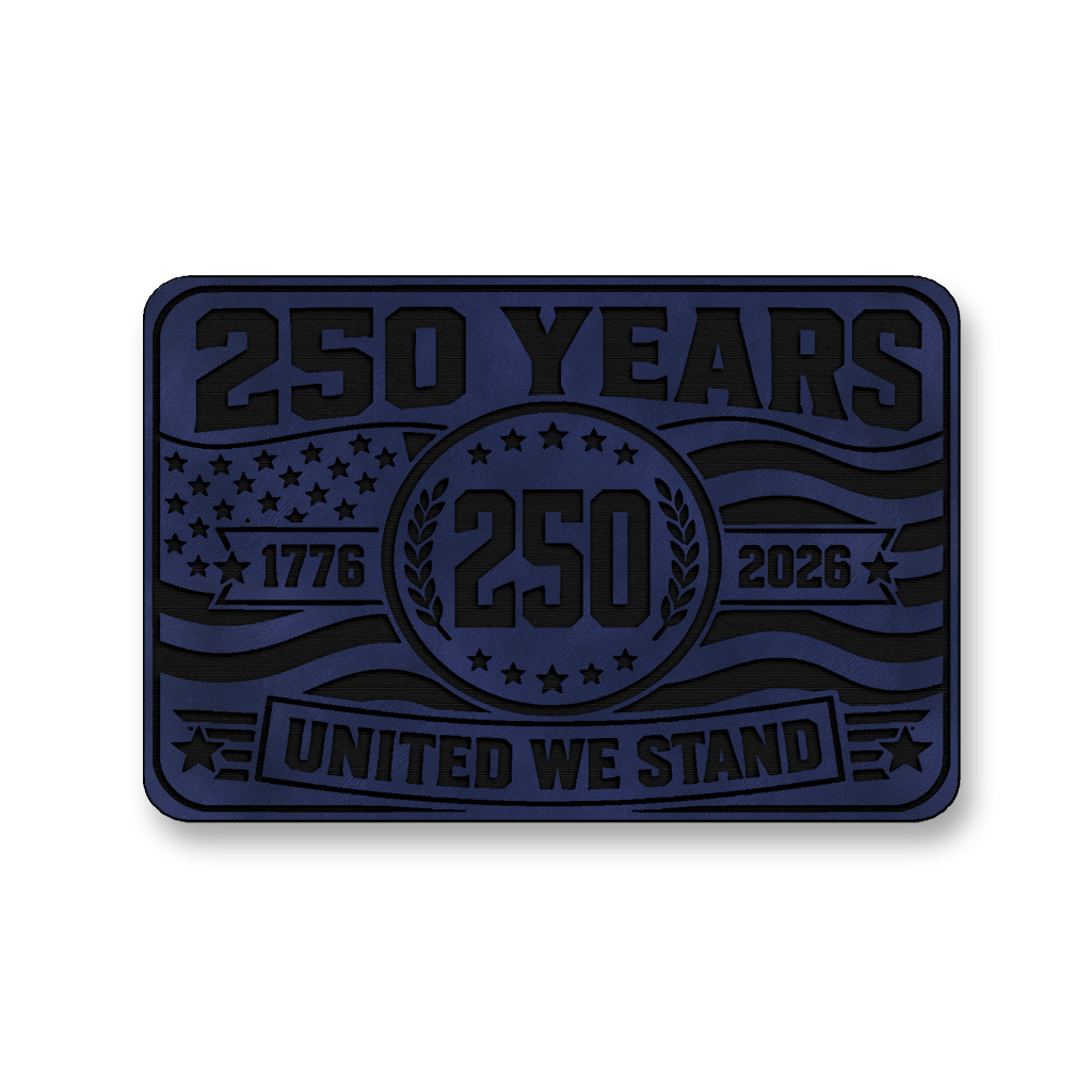 250 Years United We Stand – Leatherette Morale Patch