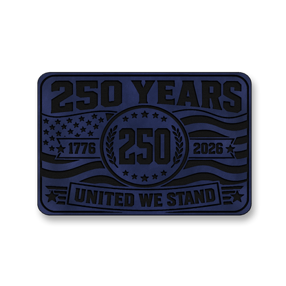 250 Years United We Stand – Leatherette Morale Patch