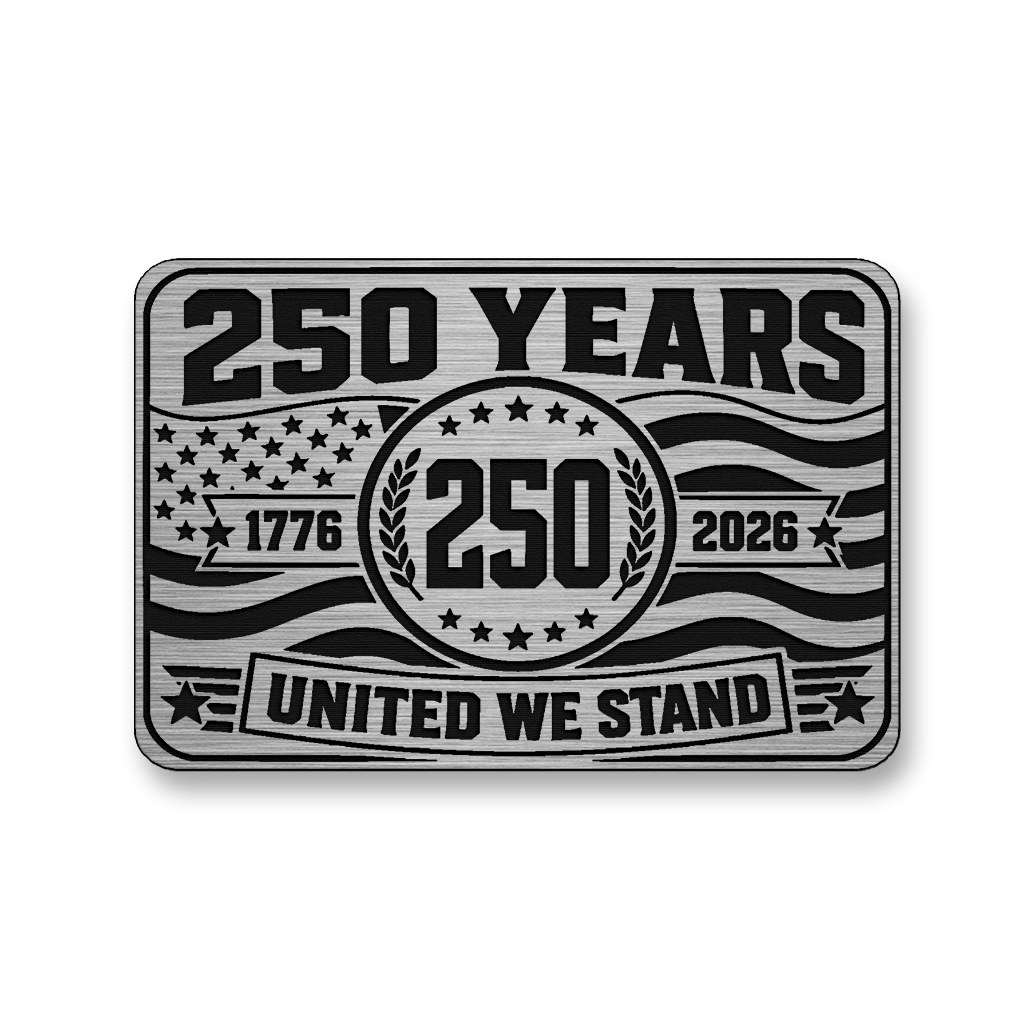 250 Years United We Stand – Leatherette Morale Patch