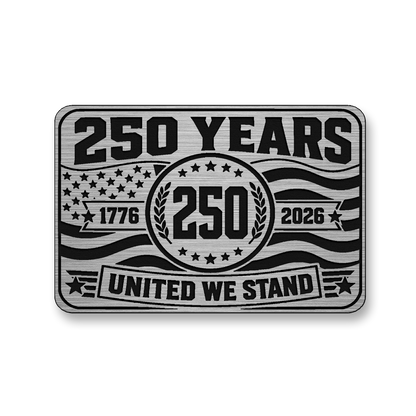 250 Years United We Stand – Leatherette Morale Patch