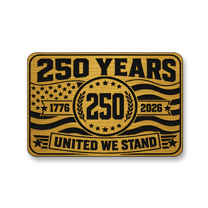 250 Years United We Stand – Leatherette Morale Patch