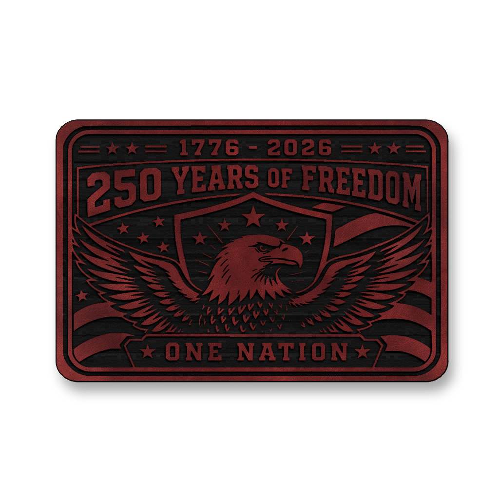 250 Years Of Freedom One Nation – Leatherette Morale Patch