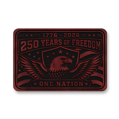 250 Years Of Freedom One Nation – Leatherette Morale Patch
