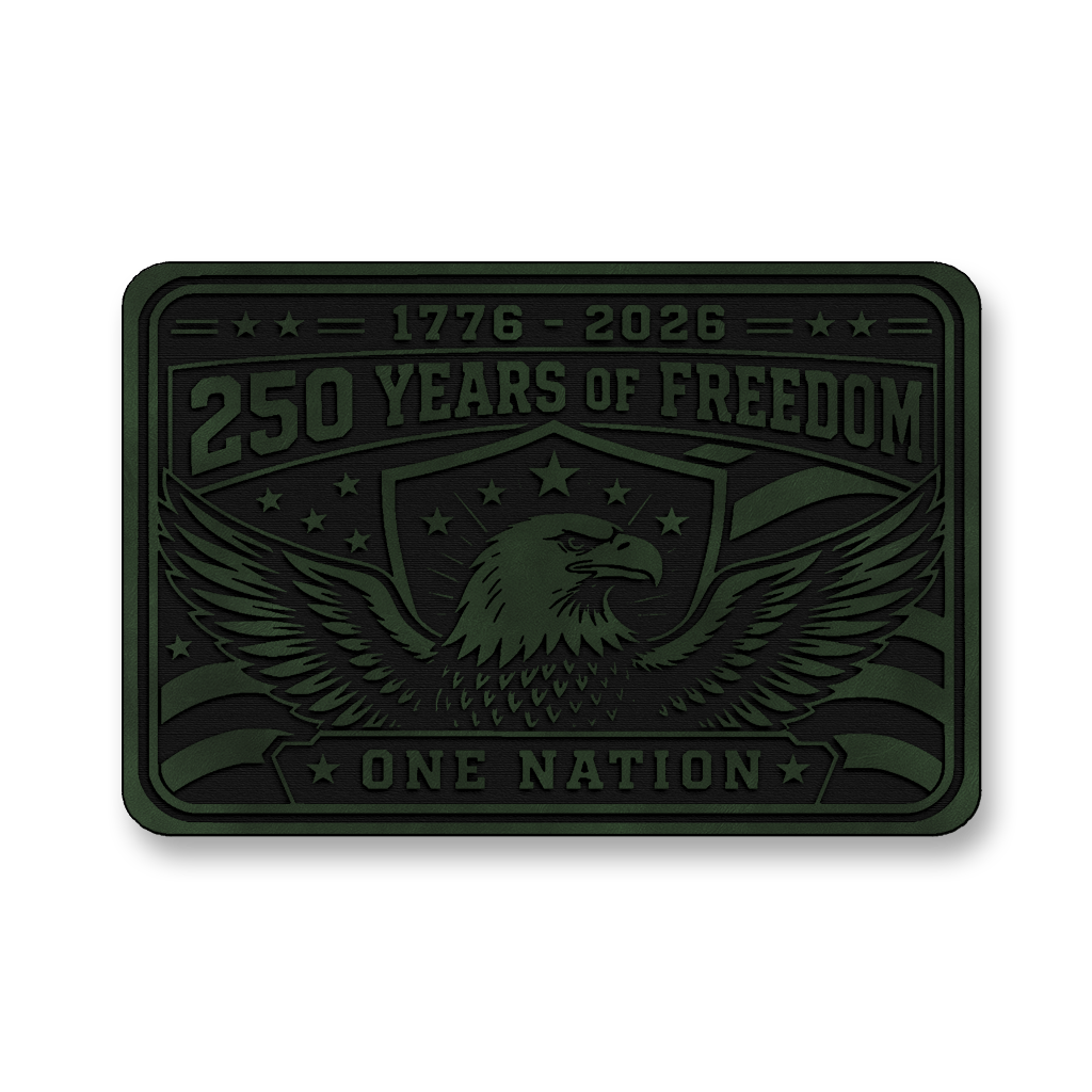 250 Years Of Freedom One Nation – Leatherette Morale Patch