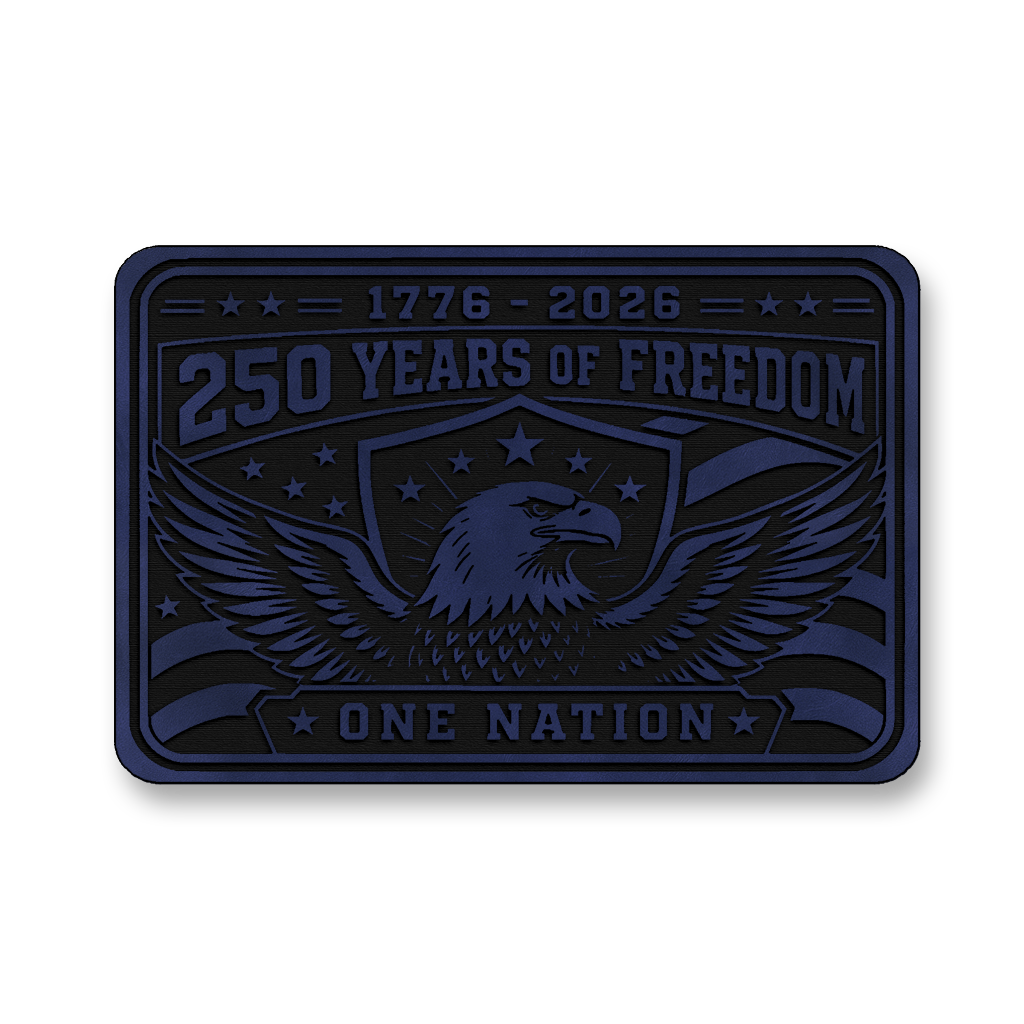 250 Years Of Freedom One Nation – Leatherette Morale Patch