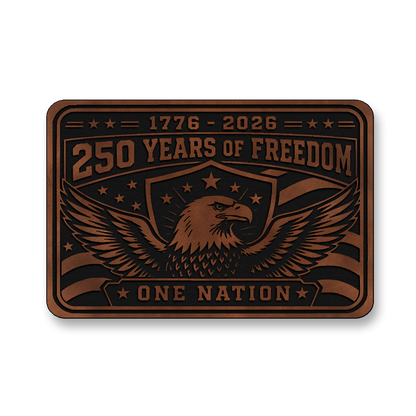 250 Years Of Freedom One Nation – Leatherette Morale Patch