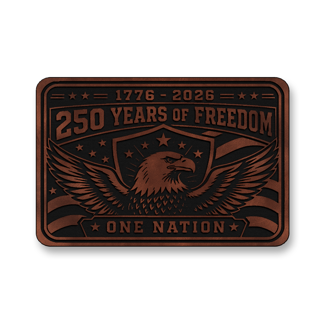 250 Years Of Freedom One Nation – Leatherette Morale Patch