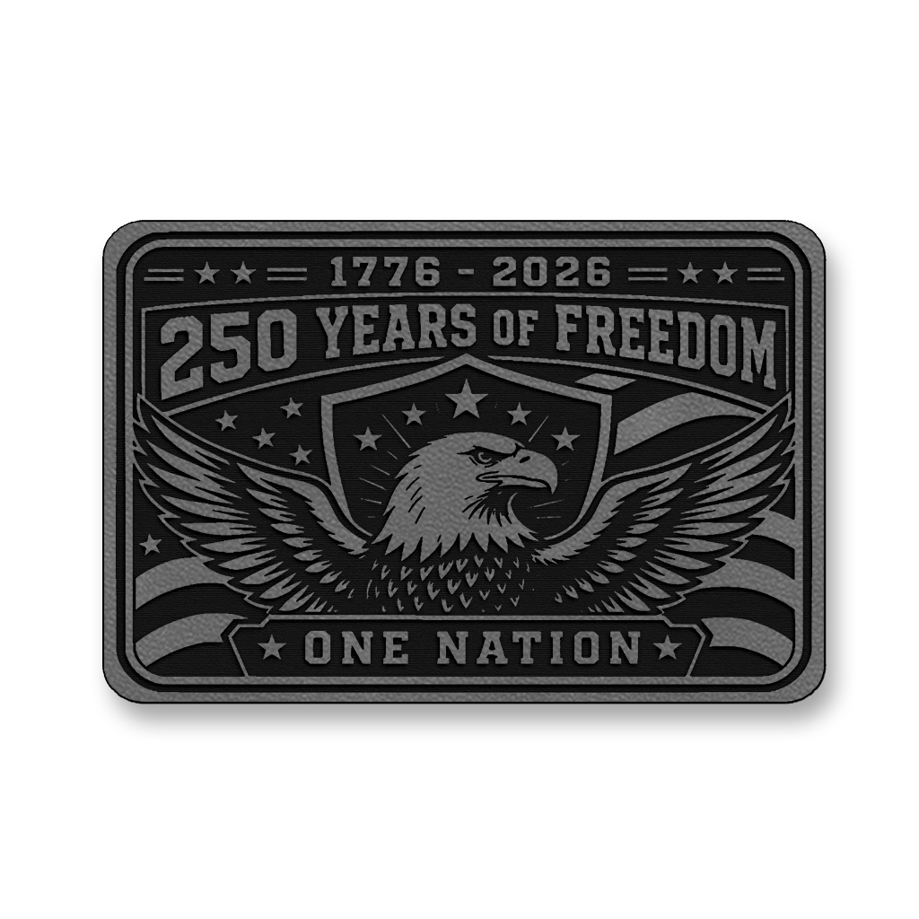 250 Years Of Freedom One Nation – Leatherette Morale Patch