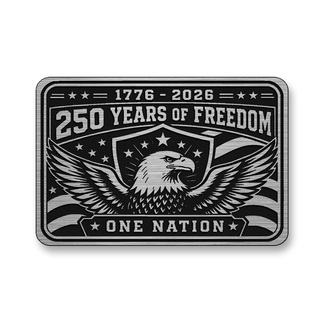 250 Years Of Freedom One Nation – Leatherette Morale Patch