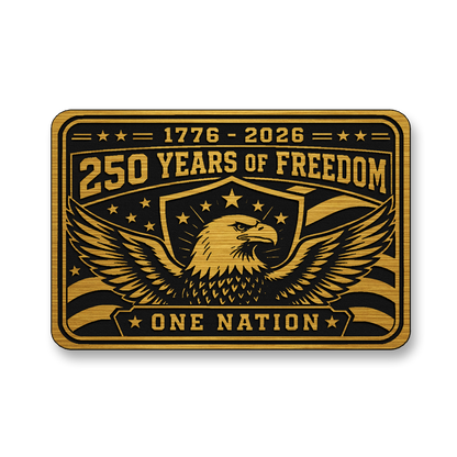 250 Years Of Freedom One Nation – Leatherette Morale Patch