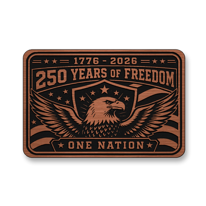 250 Years Of Freedom One Nation – Leatherette Morale Patch