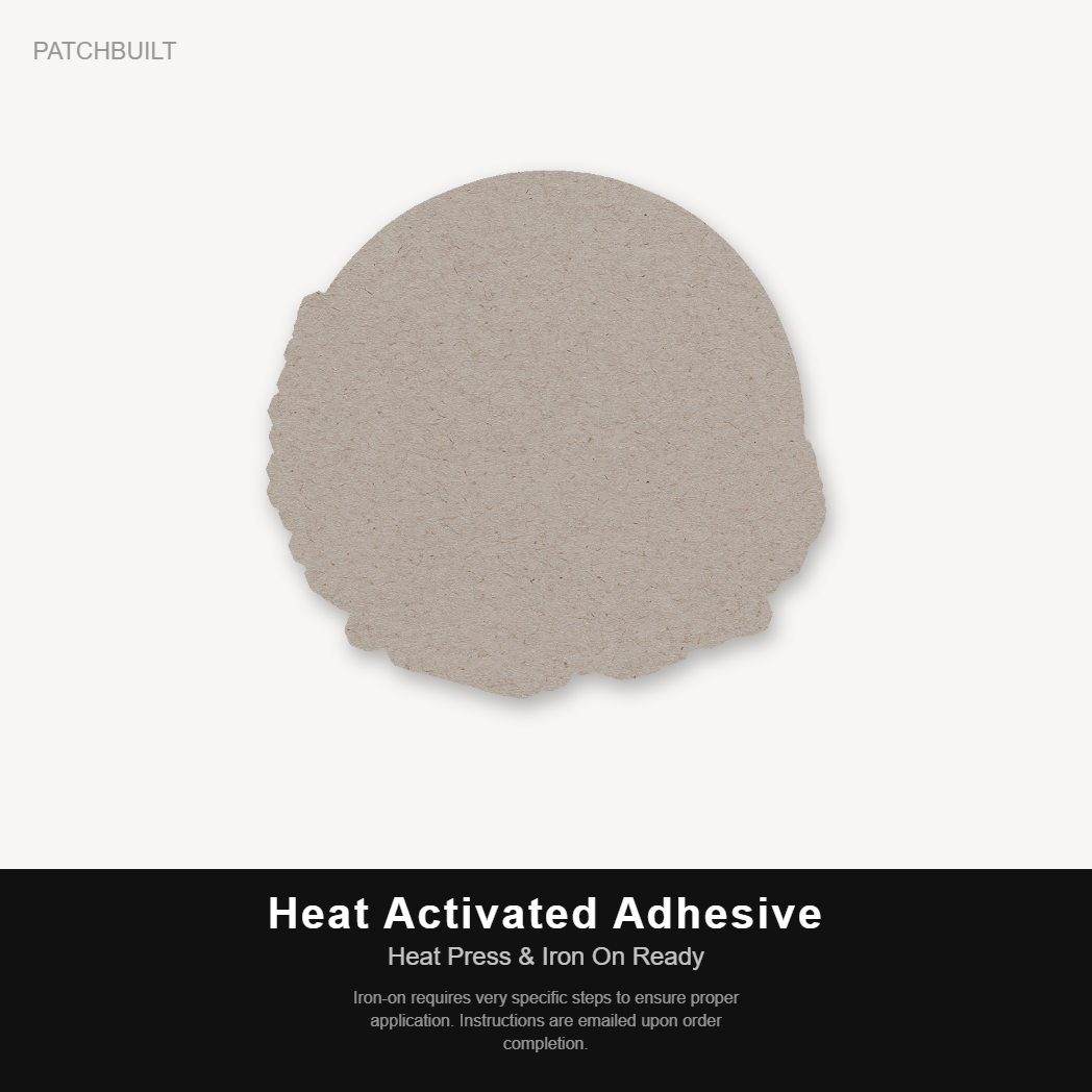 Topo Overlander SUV – Leatherette Morale Patch — Heat Activated Adhesive