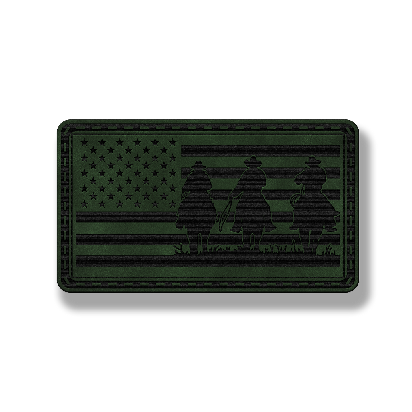 American Cowboys Flag – Leatherette Morale Patch