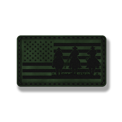 American Cowboys Flag – Leatherette Morale Patch