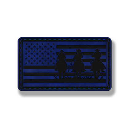 American Cowboys Flag – Leatherette Morale Patch