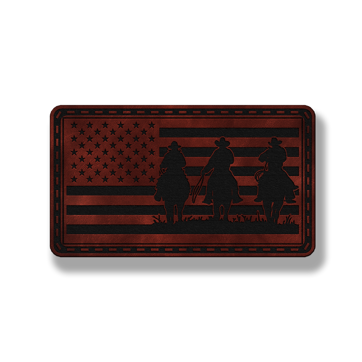 American Cowboys Flag – Leatherette Morale Patch