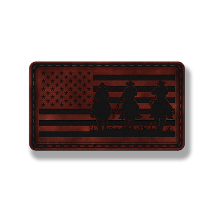 American Cowboys Flag – Leatherette Morale Patch