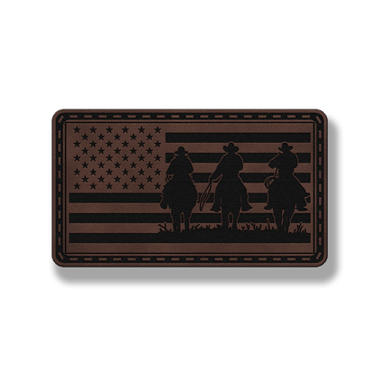 American Cowboys Flag – Leatherette Morale Patch