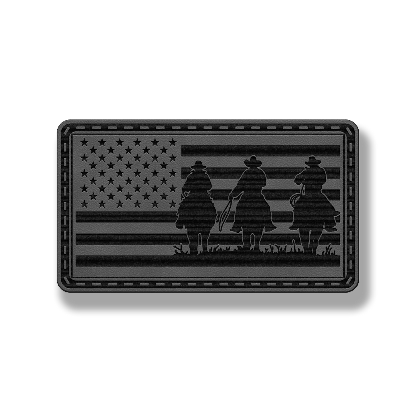 American Cowboys Flag – Leatherette Morale Patch