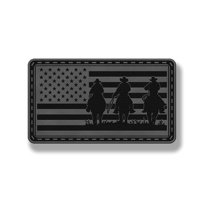 American Cowboys Flag – Leatherette Morale Patch