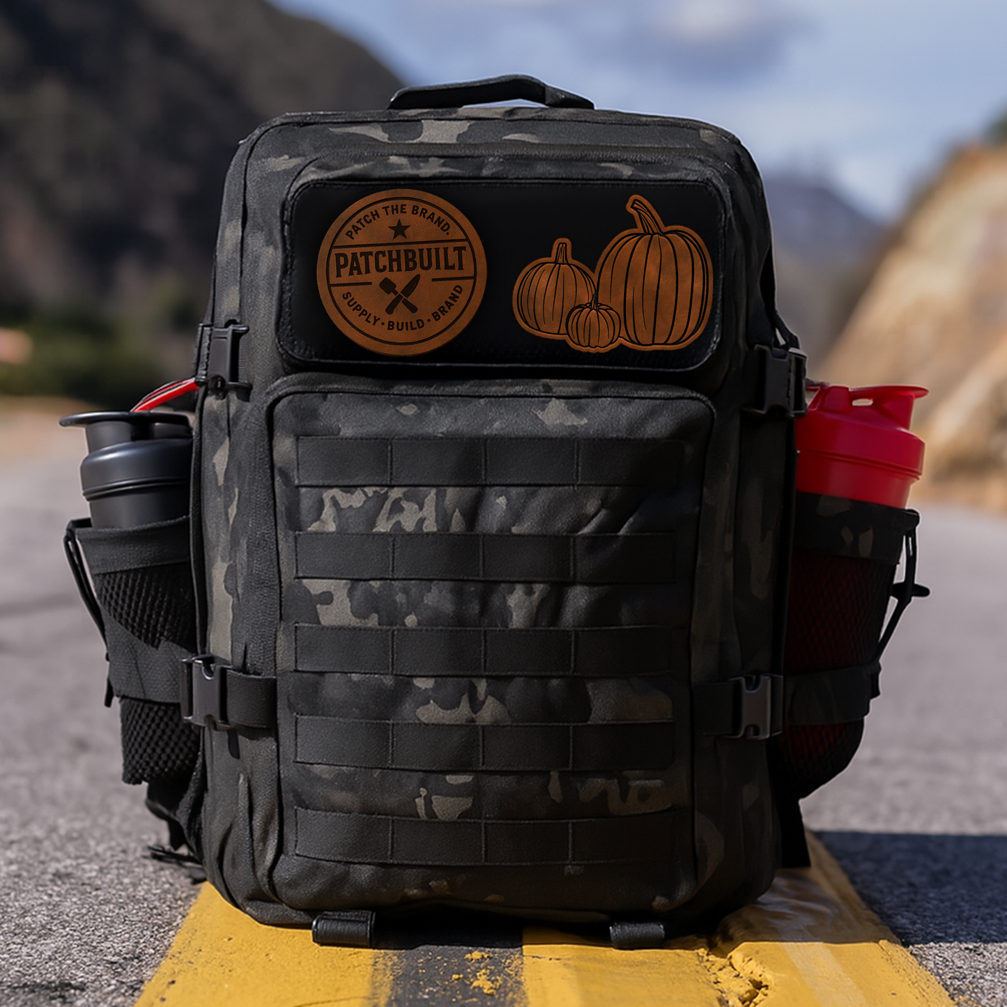 Pumpkin Patch – Leatherette Morale Patch