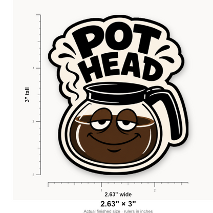 Pot Head Coffee Pot – Leatherette Morale Patch — size guide