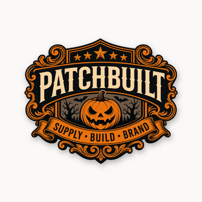 PATCHBUILT Halloween Edition – Leatherette Morale Patch — UV Color