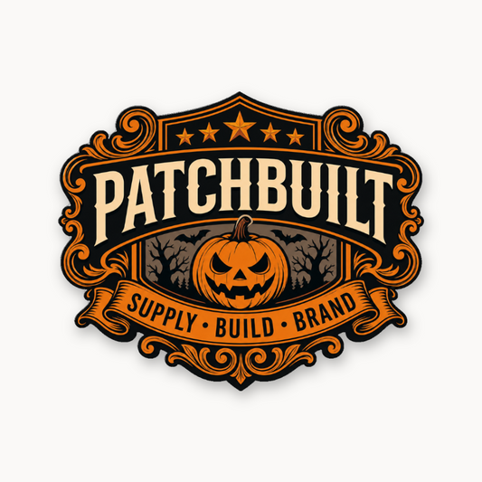 PATCHBUILT Halloween Edition – Leatherette Morale Patch — UV Color