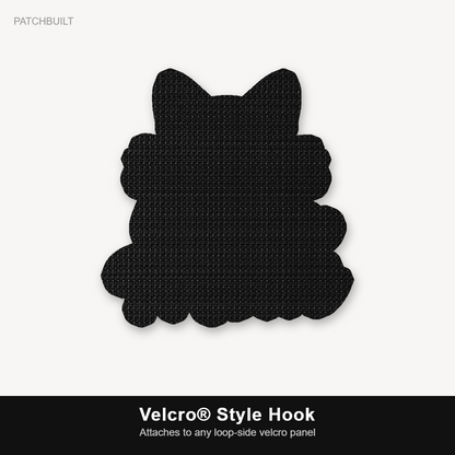 Cat Mom – Leatherette Morale Patch — Velcro® Style Hook