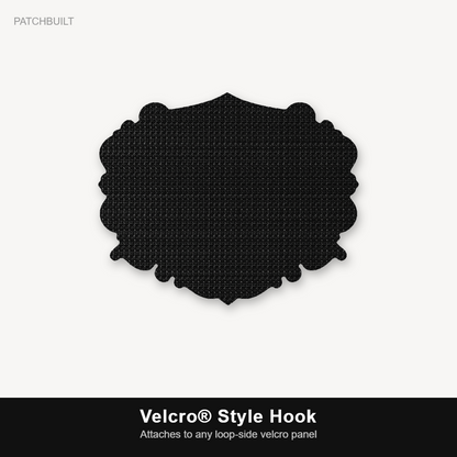 PATCHBUILT Halloween Edition – Leatherette Morale Patch — Velcro® Style Hook