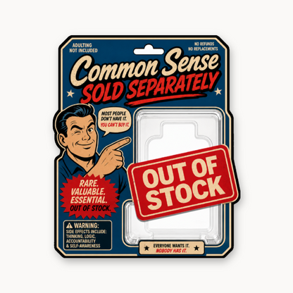 Common Sense Sold Separately – Leatherette Morale Patch — UV Color