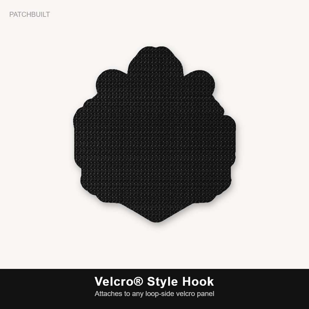 Lone Wolf Life Free Stay Wild – Leatherette Morale Patch — Velcro® Style Hook