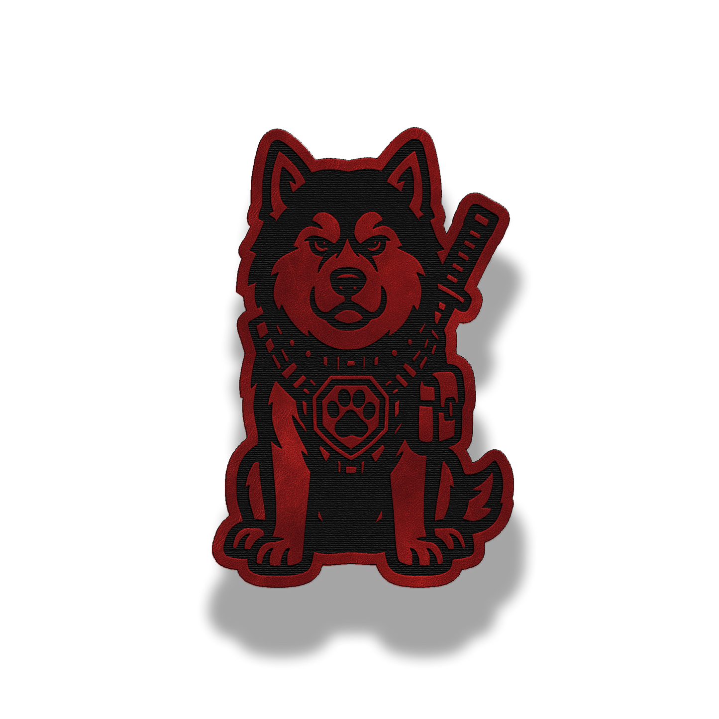 Tactical Alaskan Malamute Dog Patch – Leatherette Morale Patch
