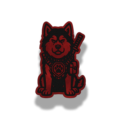 Tactical Alaskan Malamute Dog Patch – Leatherette Morale Patch
