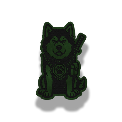 Tactical Alaskan Malamute Dog Patch – Leatherette Morale Patch