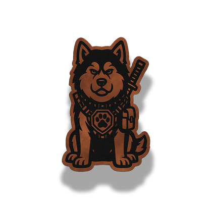Tactical Alaskan Malamute Dog Patch – Leatherette Morale Patch