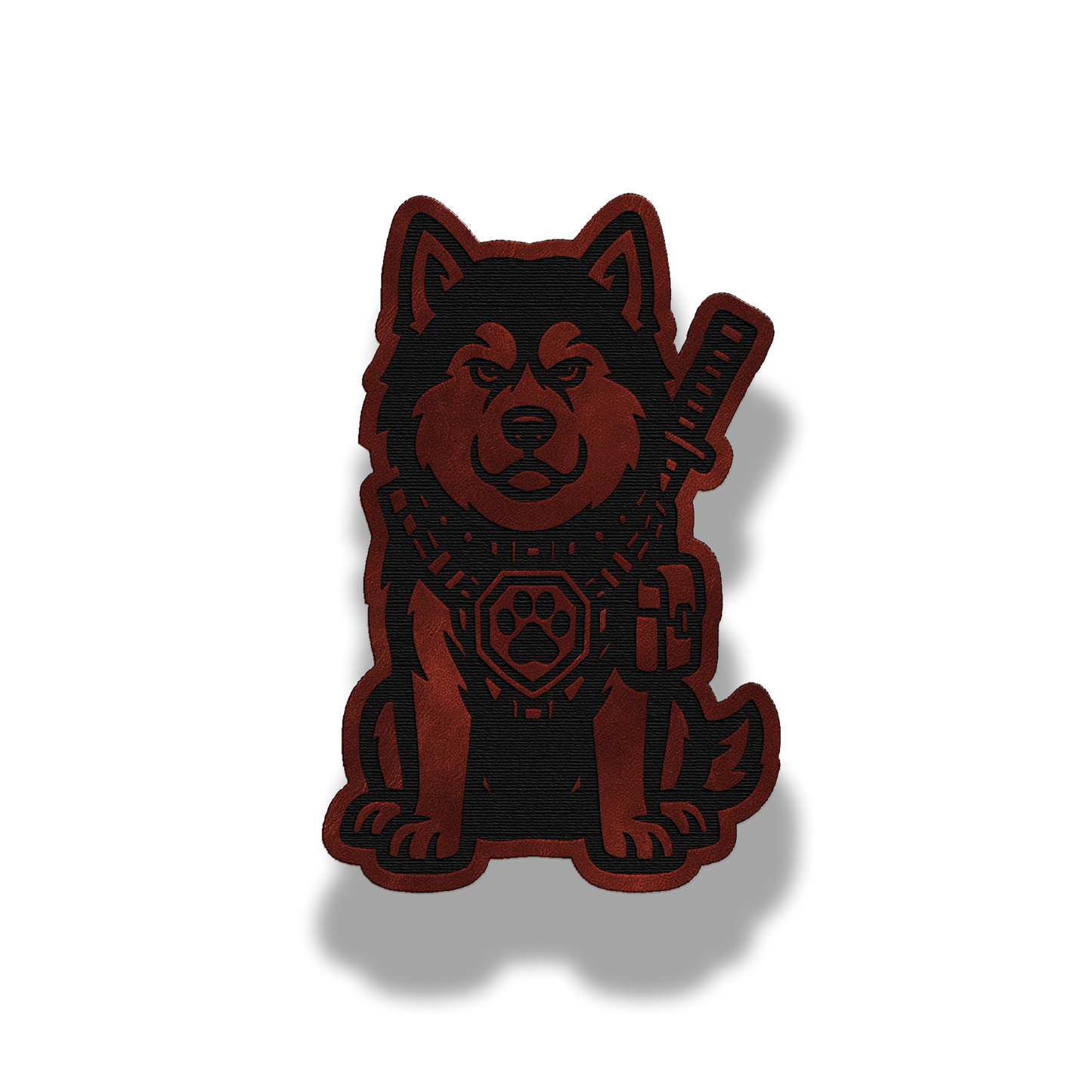 Tactical Alaskan Malamute Dog Patch – Leatherette Morale Patch