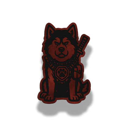 Tactical Alaskan Malamute Dog Patch – Leatherette Morale Patch