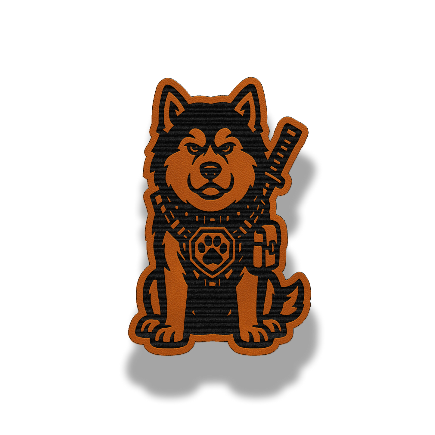 Tactical Alaskan Malamute Dog Patch – Leatherette Morale Patch
