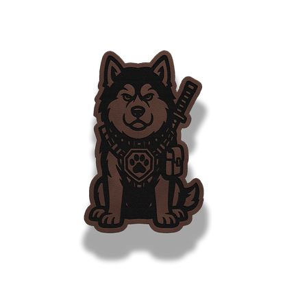 Tactical Alaskan Malamute Dog Patch – Leatherette Morale Patch