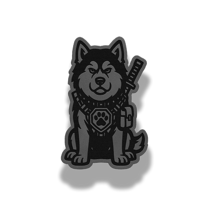 Tactical Alaskan Malamute Dog Patch – Leatherette Morale Patch