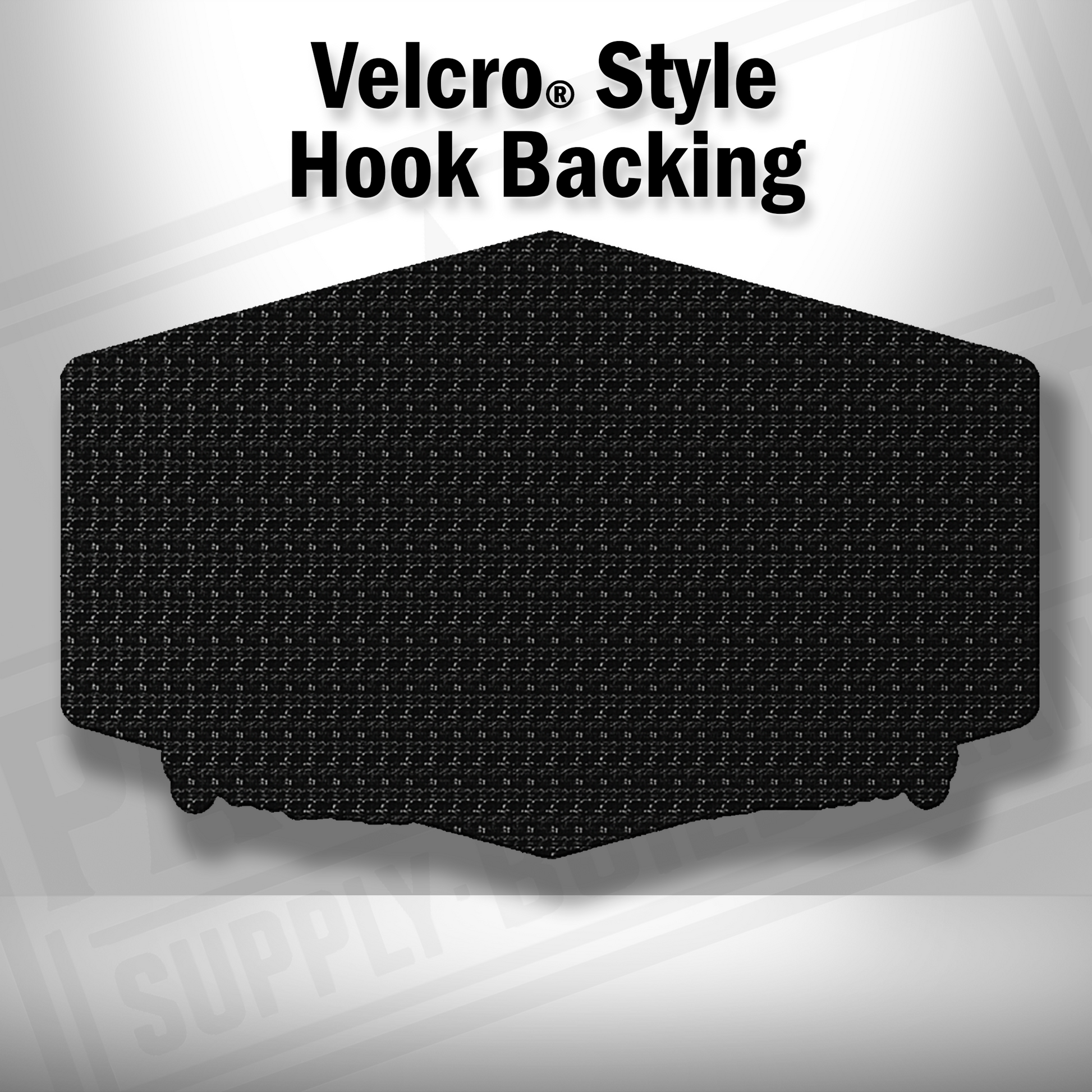Hook backing shown on premium morale patch