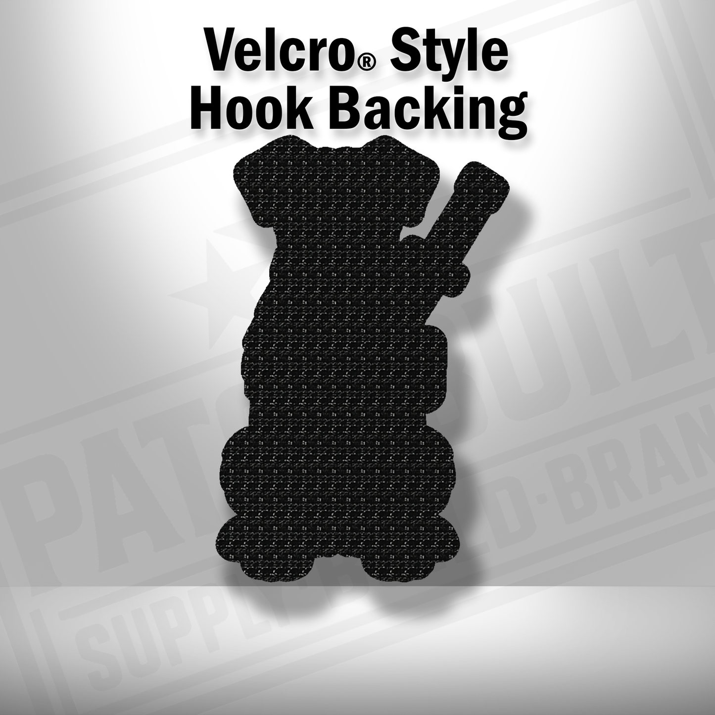 Airedale Terrier Tactical Dog – Leatherette Morale Patch