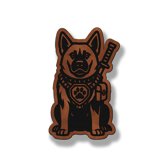Tactical Akita Patch – Leatherette Morale Patch