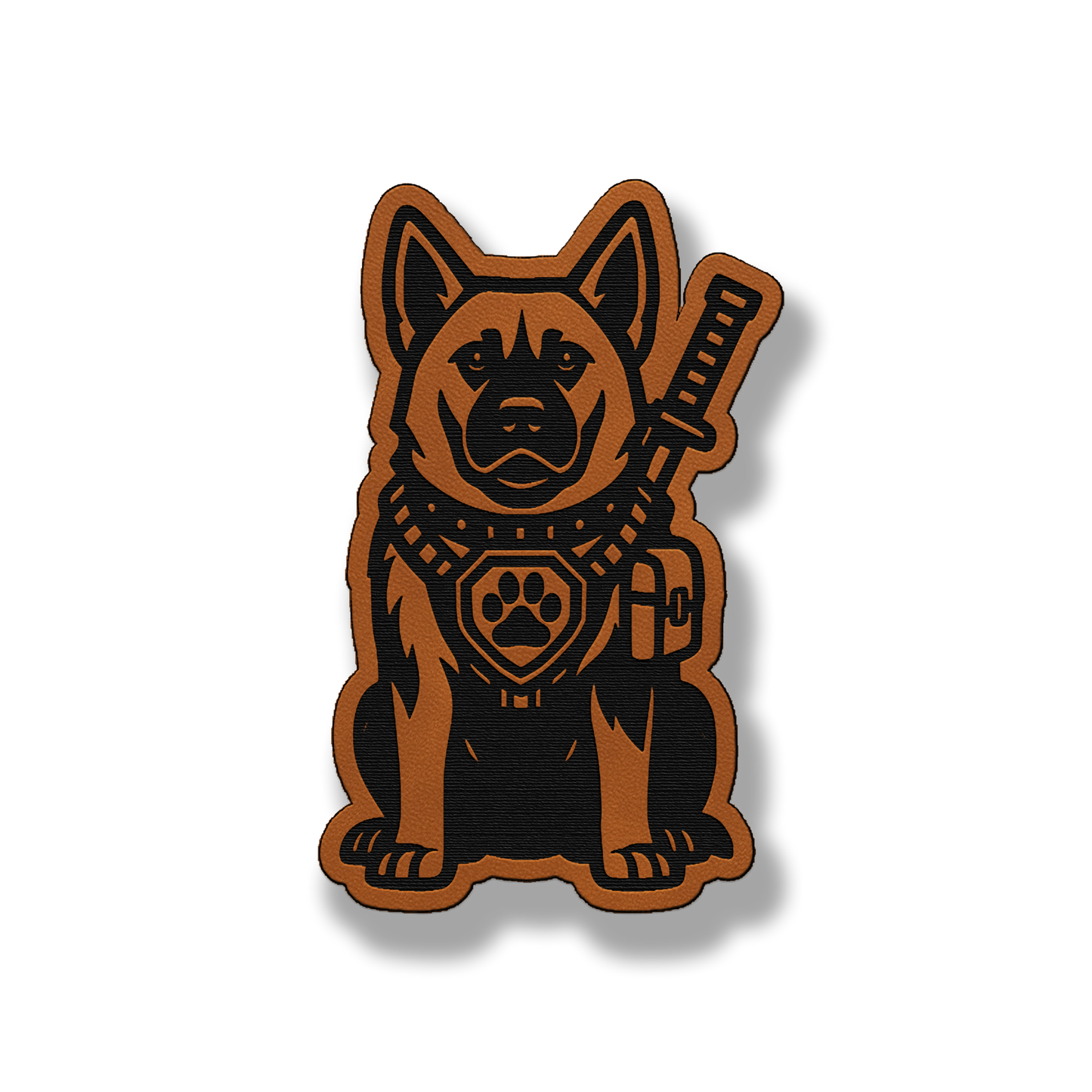 Tactical Akita Patch – Leatherette Morale Patch