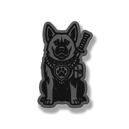 Tactical Akita Patch – Leatherette Morale Patch