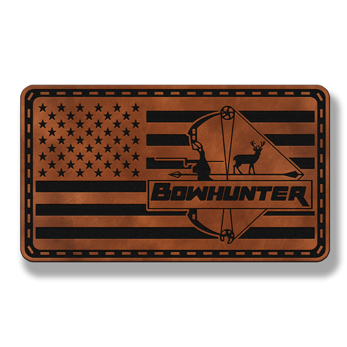 Tactical Bowhunter American Flag Patch – Leatherette Morale Patch
