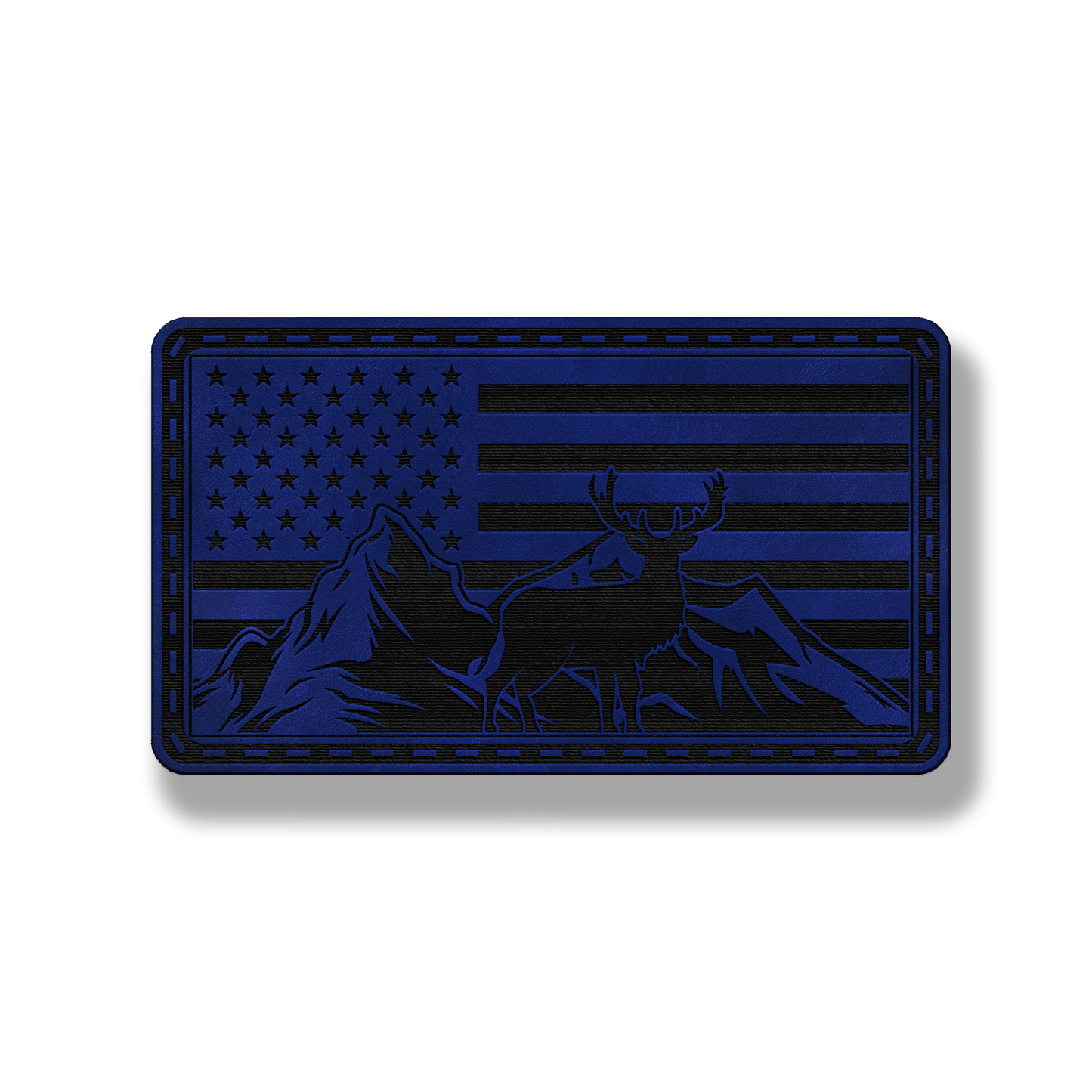 Mountain Deer Flag – Leatherette Morale Patch