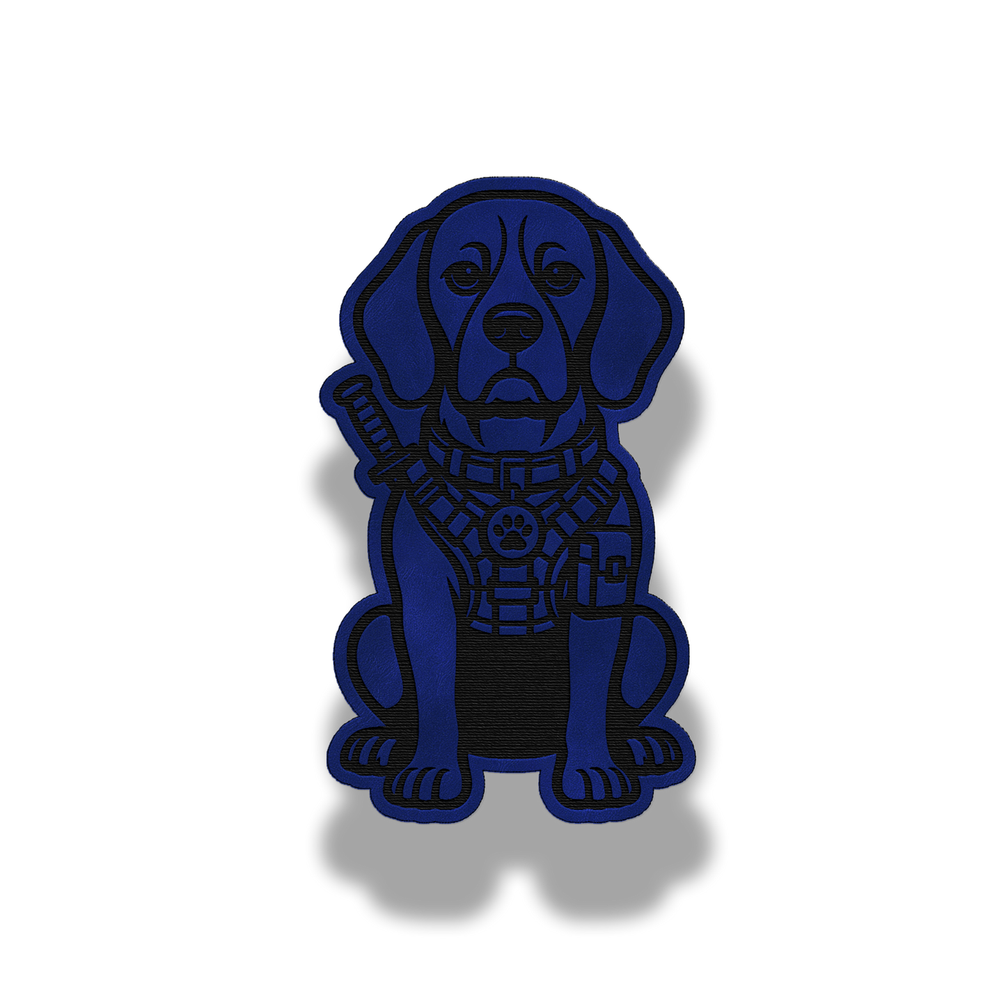 Tactical Beagle Dog Patch – Leatherette Morale Patch